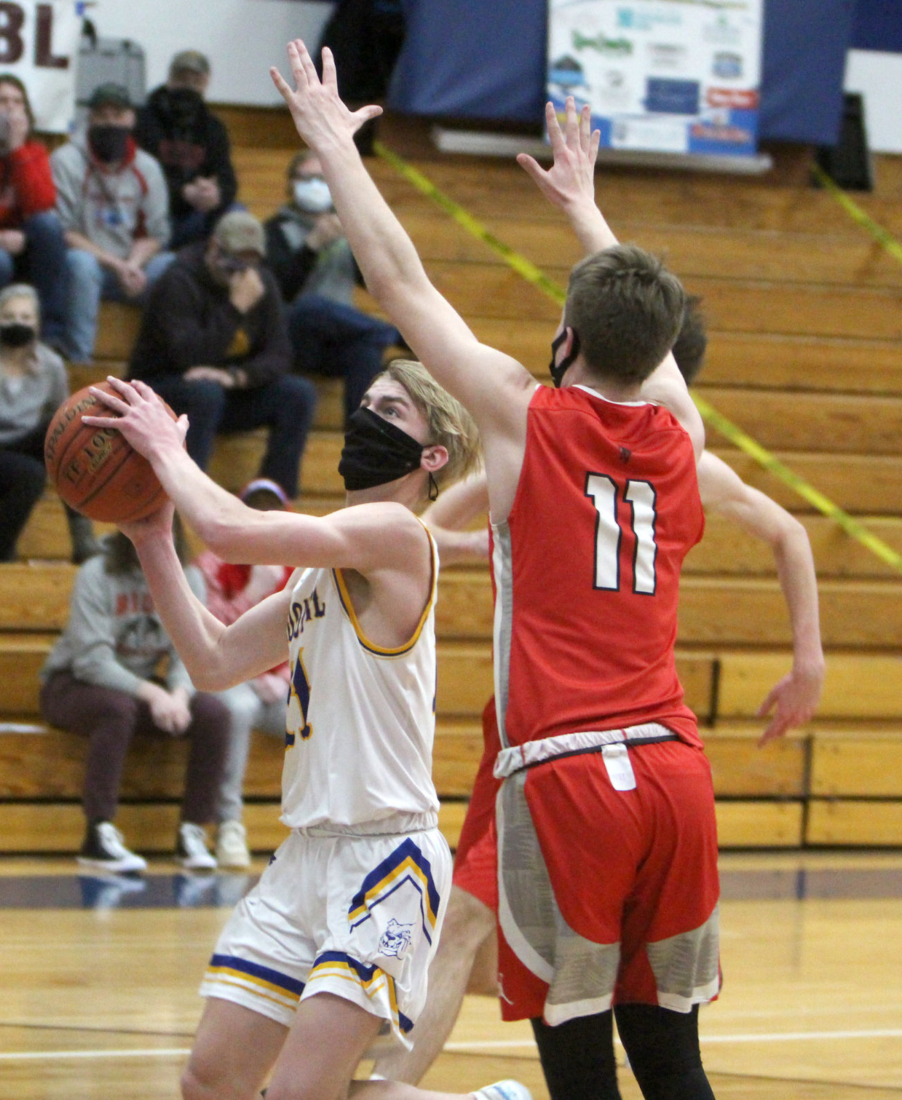 Bruce at McDonell boys basketball 2-19-21